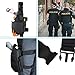 EKIND Tactical Drop Leg Holster, Adjustable Right Handed Thigh Gun Holsters Compatible for Nerf Elite Series Blaster (Black)