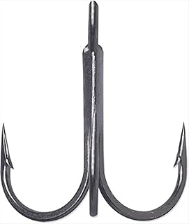 VMC Inline Treble 1X Black Nickel 4, One Size