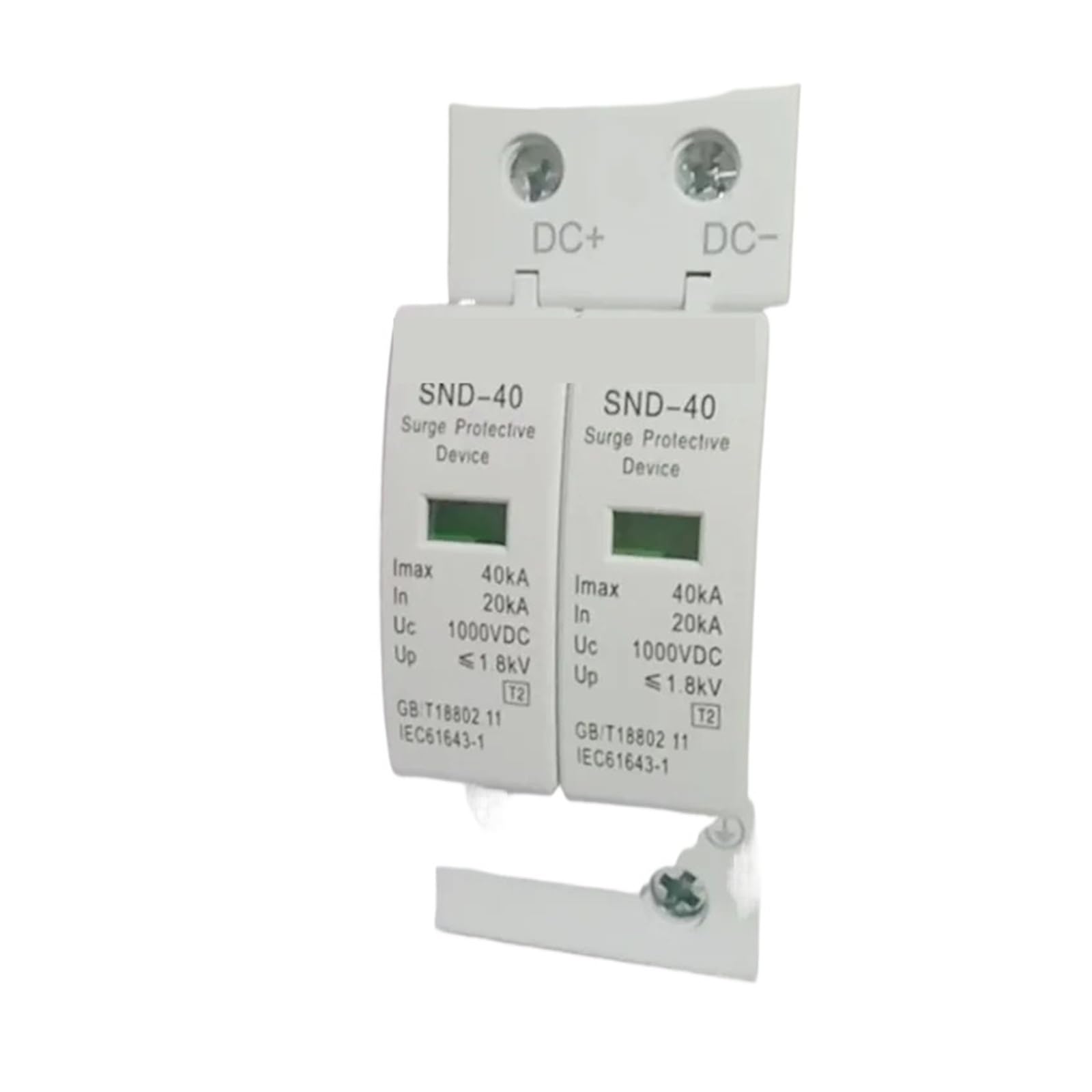 SPD 2P DC SPD 20KA-40KA DC 1000V 500V, zabezpieczenie przed przepięciem, zabezpieczenie przed przepięciem