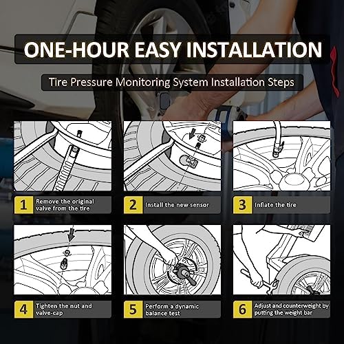 image for Marsflex TPMS Sensor, PMV-107J for Toyota Lexus, 315MHz, 5Pcs Tire Pre