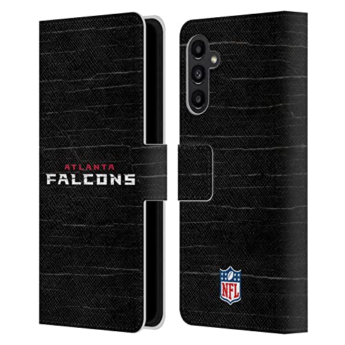 Head Hülle Designs Offizielle NFL Verzweifelter Erscheinungsbild Atlanta Falcons Logo Leder-Wallet-Hülle Kompatibel mit Samsung Galaxy A13 5G (2021)