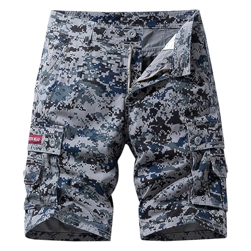Short cargo pour homme en coton durable vêtement été décontracté solide