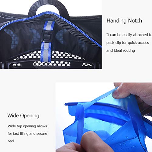 1L/ 1.5L Hiking Hydration Bladder to Hold Drinking Tube Backpack System Pack Water Reservoir Camping(1.5L) - Thumbnail 5