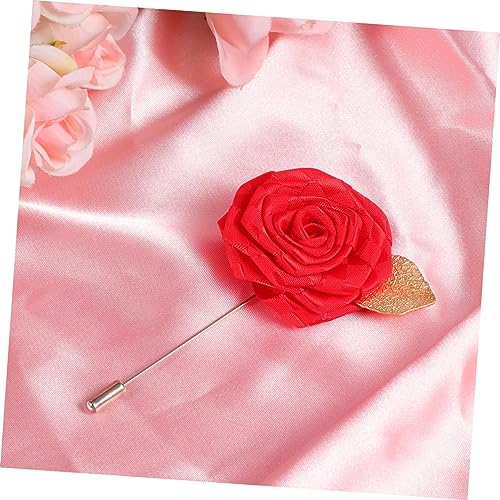 Broche de mode en satin pour costume de mariée et détails haute couture