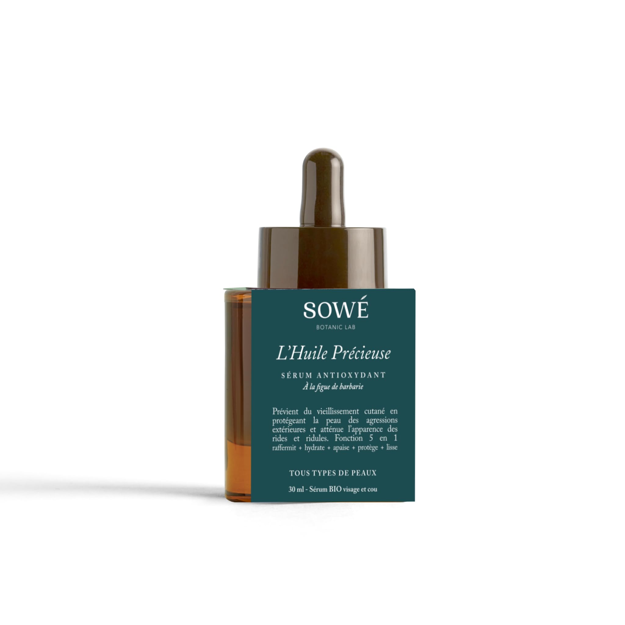 Aceite Precioso - Sérum Facial Anti-Edad y Anti-Oxidante Orgánico - Higo de Barbaria y Argán - Hidratante, Nutritivo, Piel Radiante - Tratamiento Natural para Todo Tipo de Piel - 30 ml