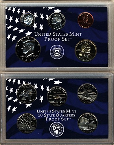 2001 S U.S. Mint 10 coin Clad Proof Set In OGP Proof Thumbnail