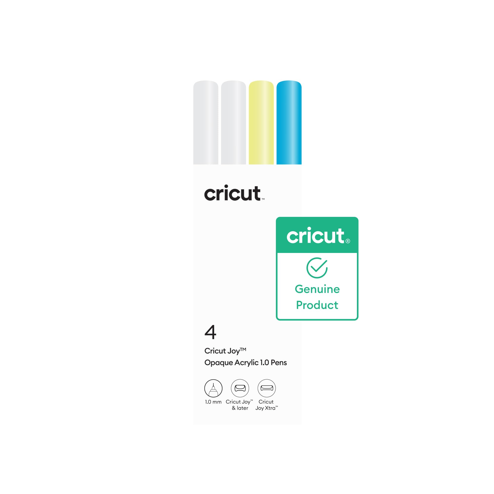 CricutAcrylic Gel Pens Set, 1.0 mm (4 ct) - For use with Joy & Joy Xtra Machines