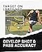 SKLZ Quickster Soccer Trainer - Dual-Sided Rebounder for Solo Passing, Receiving, Trapping Practice - Large & Small Rebound Net - Weather Resistant - Adjustable Frame, Metal Stakes & Carry Bag