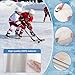 FULEIYA Plasti Ice Rink Liner for Backyard Ice Rink Kit Liner - 6Mil HDPE Plastic Sheeting Hockey Rink Liner with a Waterproof Repair Patch Tape, Backyard Rink Tarp, Grey, 26 x 33 Ft