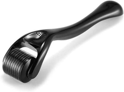 Derma Roller for Skin, Hair & Beard, Women and Men Hair Facial Skin Beard Cosmetic Beauty Facial Skin Care, 0.5mm Needle Derma Roller Roller for Beard Microneedle Roller