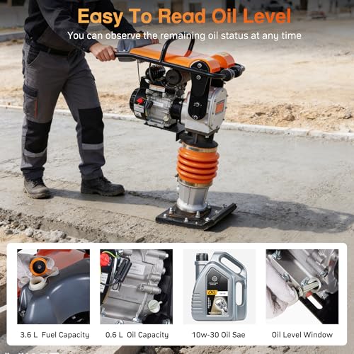 Powerhive 6.5 HP 196cc Compactor
