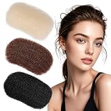 Titosha 3 Stück Duttkissen Haarpolster Volumen Clips für Hochsteckfrisuren