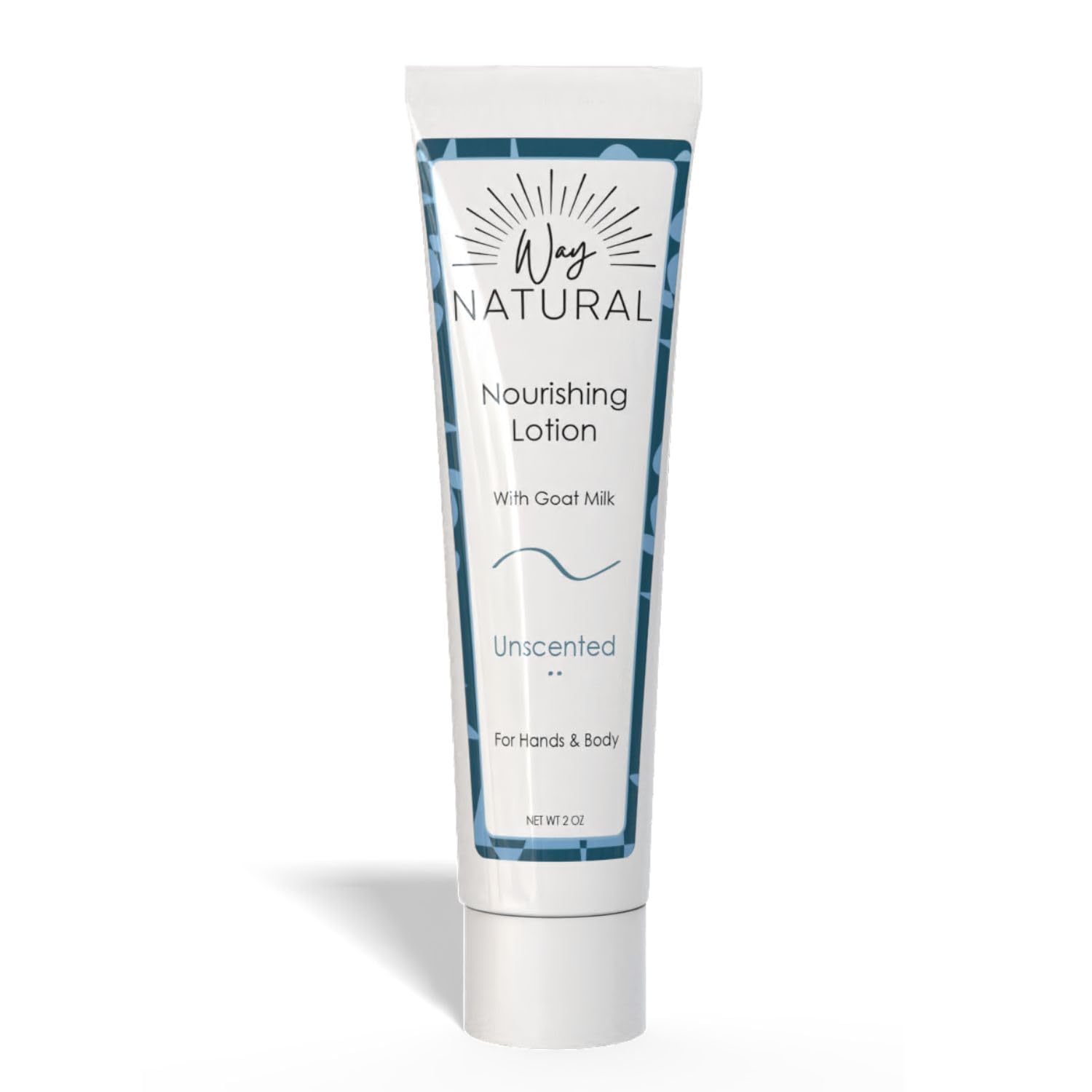 Nourishing Goat Milk Lotion, Fragrance-Free - Travel Size, Natural Hand & Body Unscented Lotion for Dry Skin Relief, USA Made - Goat Milk Hand Cream for Women & Men - 2oz Tube