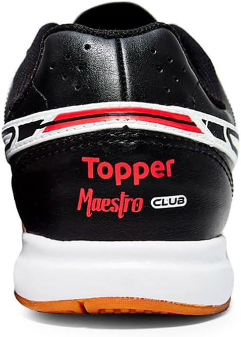 Chuteira Topper Maestro Club V Fsal Branco/Vermelho