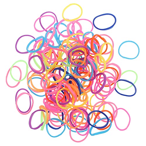 iplusmile 500Pcs Rubber Bands for Dogs and Cats Hair Ties and Bow Accessories for Pet Grooming and Decoration Cat Dog Hair Ties Pet Headress for Decoration Pet Supply
