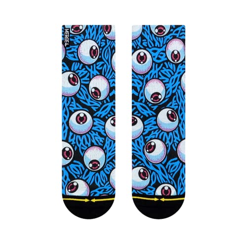 MERGE4 Jimbo Phillips Eye Blue Youth Crew Socks for Boys and Girls Durable Child Proof Awesome Compression Quality Socks2
