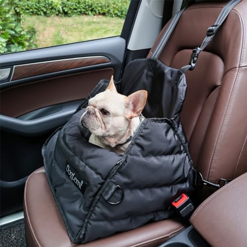 MANON ROSA Dog Car Seat Carrier Bag & Clip-On Convenience Travel Bed & Waterproof Mat A Premium Multi-Use Solution for Small Medium Dogs Cats Puppies