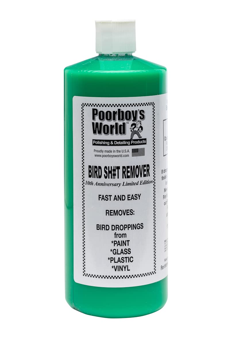 Poorboys Bird Dropping/Poo/Sh#t Remover 32oz/946ml *FOR CAR PAINT GLASS METAL PLASTIC*