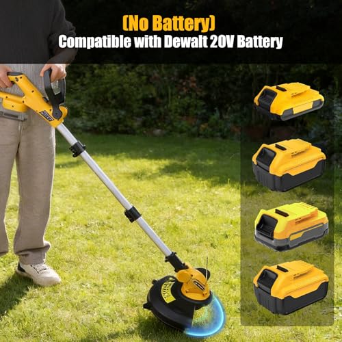 Débroussailleuse sans fil coupe-herbe pliable compatible Dewalt 20V