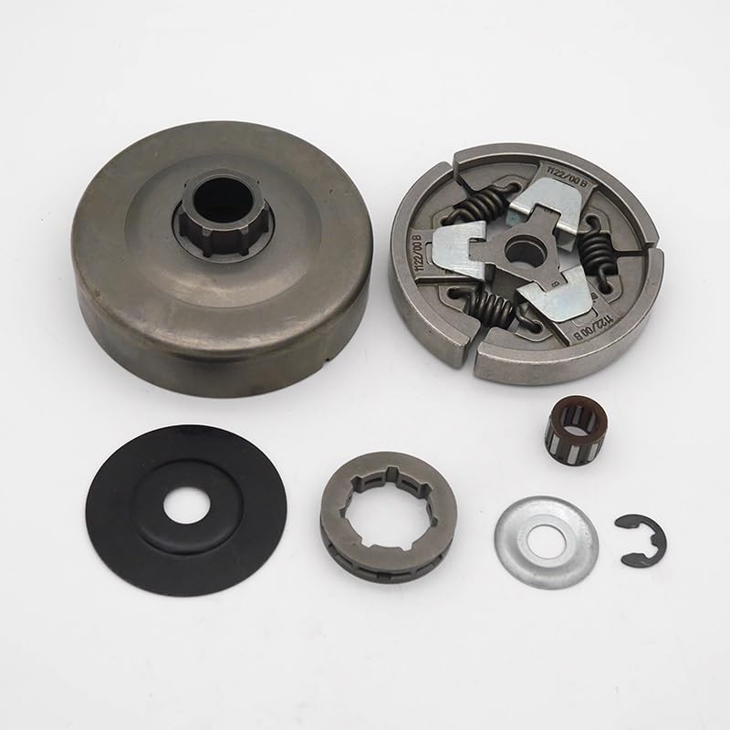 Piezas de jardín Kit de piñón de llanta de Tambor de Embrague de 3/8 "-7, Compatible con Stihl MS660 066 064 MS640 MS661 MS 660 640, repuestos de Motosierra de Gas Piezas de jardín