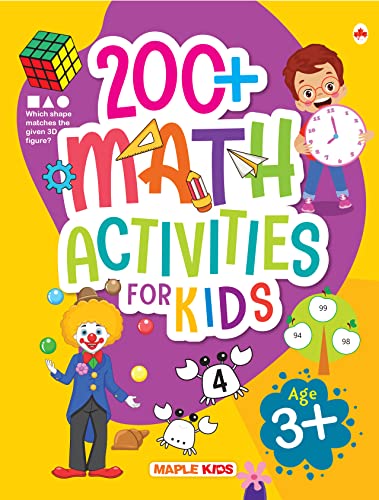 Math Activity Book for Kids – 200+ Activities for Age 3+ Years