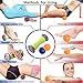 Ryson Foot Roller Massage Ball for Relief Plantar Fasciitis and Reflexology Massager for Deep Tissue Acupresssure Recovery for PLA Relax Foot Back Leg Hand Tight Muscle, 1 roller and 2 Spiky Balls