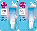 eos 24H Moisture Super Balm - Marshmallow Fluff, Lip mask, Moisturizing, Lip Treatment, Limited-Edition Skincare, 0.35 fl oz (Pack of 2)