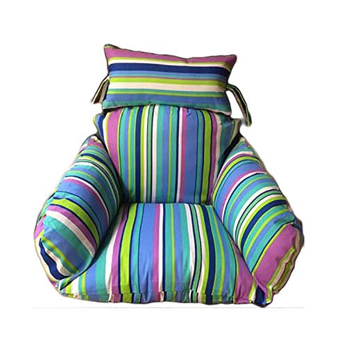 XGXQBS Swing Chair Cushion, thick Nest Single Basket Hanging Hammock Seat cushions Removable And Washable