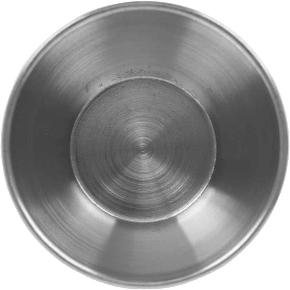 (Pack of 24) 3 oz Stainless Steel Sauce Cups – Commercial-Grade Dipping Cups for Condiments, Portion Control & Ramekins