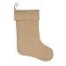 VHC Brands Burlap Natural Stocking 11x15
