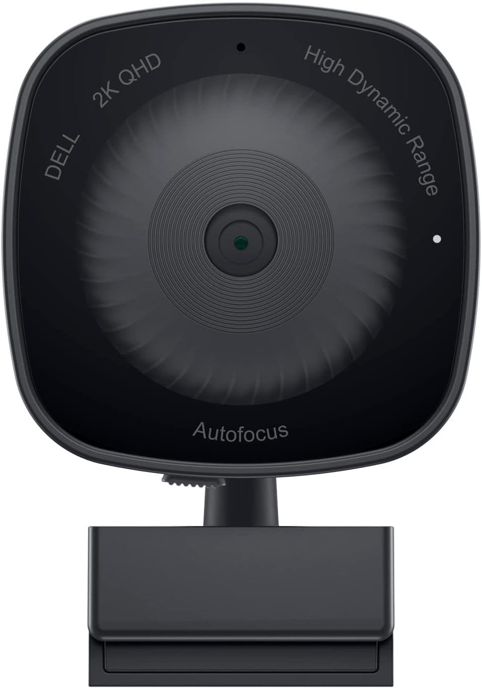 dell webcam - wb3023-2k qhd, built-in microphone, digital video resolution 2560 x 1440, 2d noise reduction, 3d noise reduction, face detection, tilt adjustment, high dynamic range (hdr), auto focus