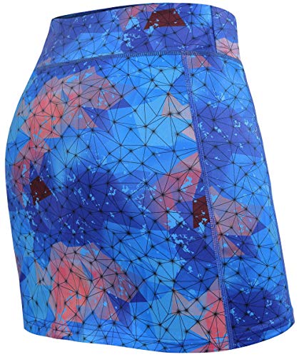 Blevonh Summer Skirts,Women High Waisted Breathable Tennis Workout Skorts Ladies Distinctive Geometric Print Comfy Athletic Skirt Womens Golf Apparel L #TOP2
