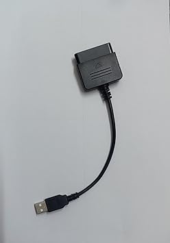 PS2 to USB Adapter Converter – High-Speed Zero-Lag Gamepad Connector for Controller Adapter for PC, Laptop, and PS3
