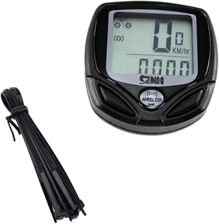 Kisangel Excersize Bike Cycle Speedometer Bike Computer Cycle Computer Bicycle Tachymeter Black Speedometer