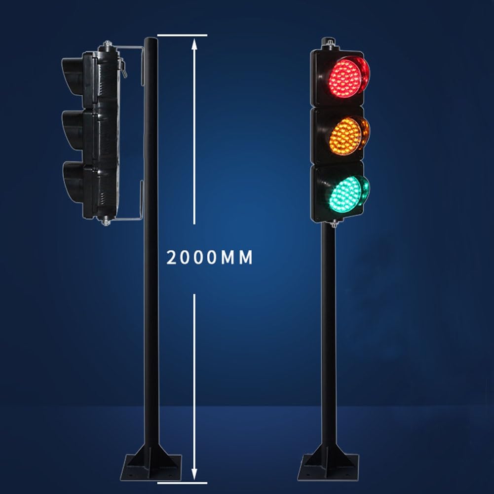 信号機♢3色信号♢電・青・黄・赤・丸型・中古♢2点♢日本国♢本物