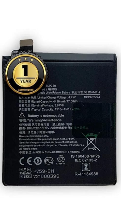 Image of BLP759 Battery for OnePlus 8 Pro - 4510mAh Battery with 1 Year Warranty***** (R107)