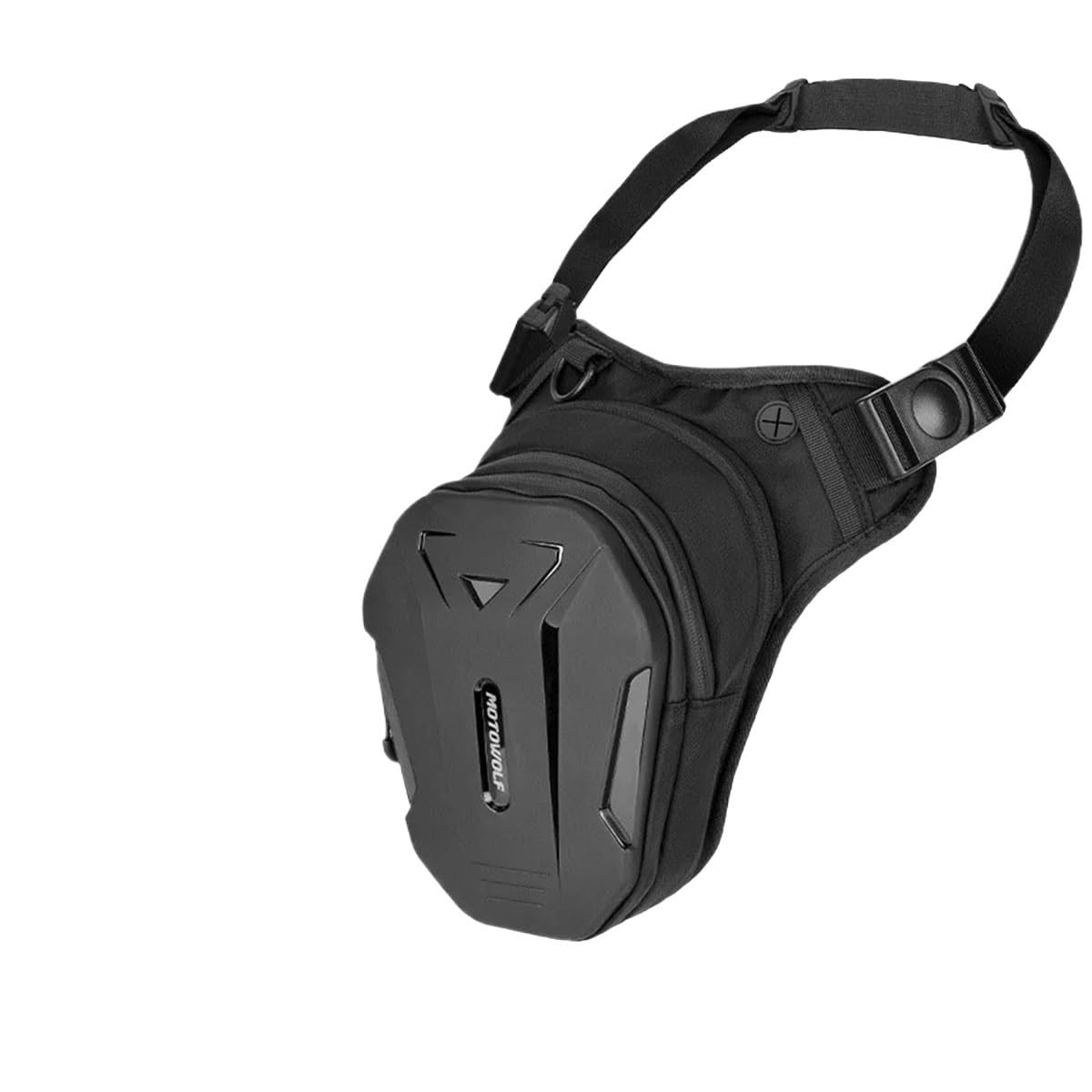 Pernera Moto Bolsa táctica de Viaje for Motocicleta, Bolso Impermeable for teléfono móvil, riñonera, Bolsa for Pierna(Black-03)