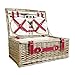 Produktbild Traditioneller Picknickkorb 'Retro Rot' für 4 Personen Mit Integriertem Kühlfach Und Zubehör - Perfektes Geschenk Zum Geburtstag, Jubiläum, Hochzeit, Ruhestand