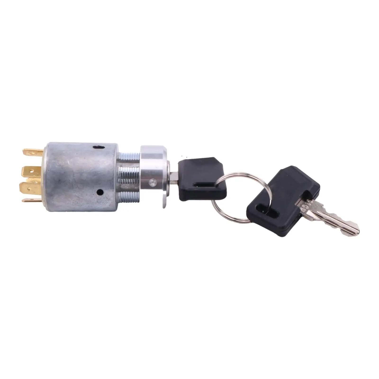 Neiman de démarrage Interrupteur d'allumage pour moteur Diesel/Lombardini Kohler 11K750 11K751, avec 2 clés ED0050412740-S Barillet d'allumage