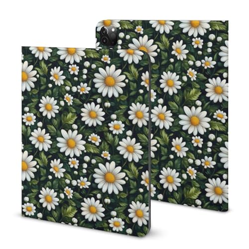 Coque iPad Pro 11 élégante pour travailler au bureau avec style fleuri