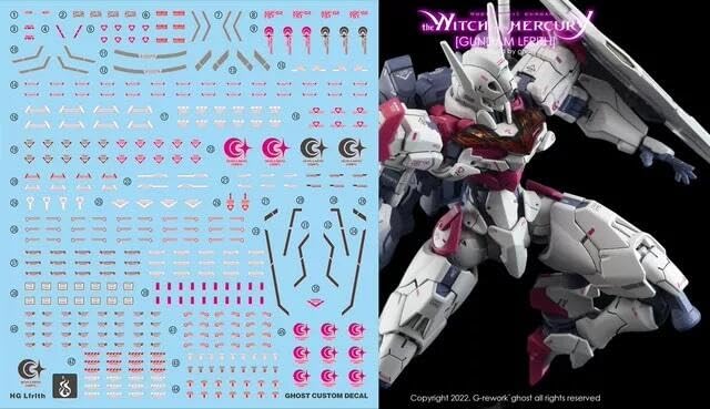 Amazon | 〔1/144スケール HG〕ルブリス 用水転写式デカール (HG 水星
