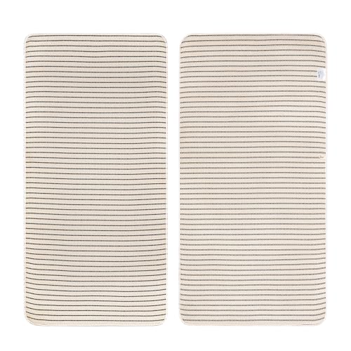 Image of POLYTE 430 GSM Microfiber Oversize Quick Dry Lint Free Bath Towel, 60 x 30 in, 4 Pack (Waffle Weave)