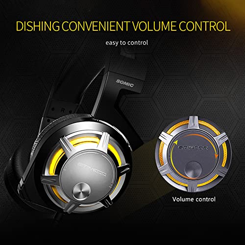 G926 USB 7.1 canais para jogos com fio Fone de ouvido ergonômico leve com unidade de driver de 40 mm