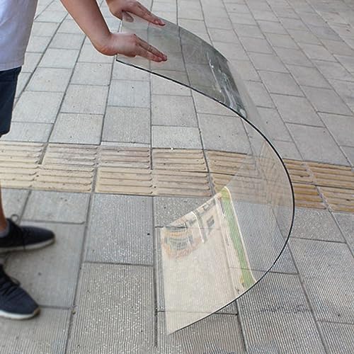 Paneles de techo de policarbonato resistentes a los rayos UV, láminas acrílicas ligeras y transparentes (1,22 x 15 m) para techos, cocheras, toldos, terrazas e invernaderos