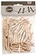 50x Mini Holzklammer - 2,5cm - Holz Wäsche Klammer Natur Deko Zierklammer Clip