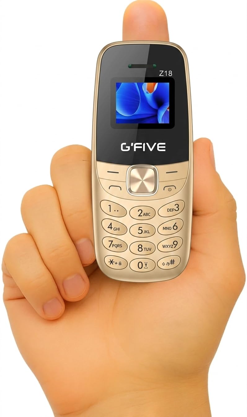 G’Five Z18 Mini Keypad Mobile | 0.66" Display | Bluetooth Dialer | Dual Nano SIM | 800mAh Battery | 3G GSM | Compact Feature Phone-picture-21