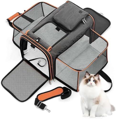 Cloyster Airline Approved Pet Carriers,Soft Sided Collapsible Pet...