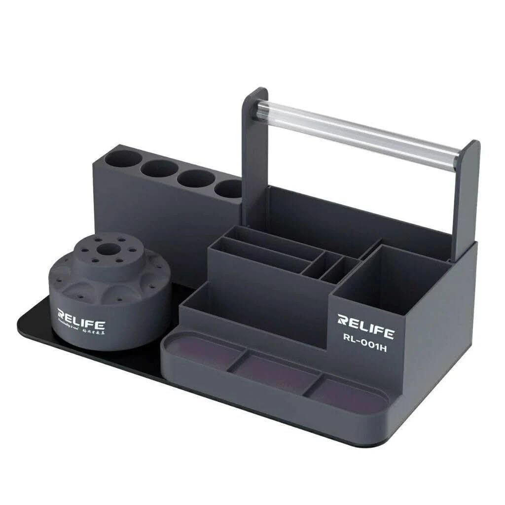 360 Rotating Tool Organizer Storage Relife Rl-001H - Grey 7865985842501