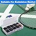 1 Box Badminton Grommets, Tennis Stringing Machines & Tools, Universal Badminton Racket Grommets Nylon Racquet Eyelets Bucket String Protector Stringing Tools for Tennis Pickball Squash