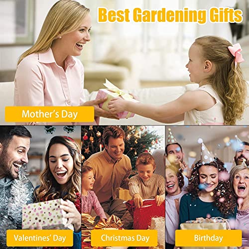 Long Gardening Gloves for Women,Unusual Gardening Gifts for Women Ladies,Personalised Mothers Day Gifts for Mum Grandma,Heavy Duty Thorn Proof Garden Work Gloves 37CM Arm Sleeves Untill Elbow (Pink) - Image 2